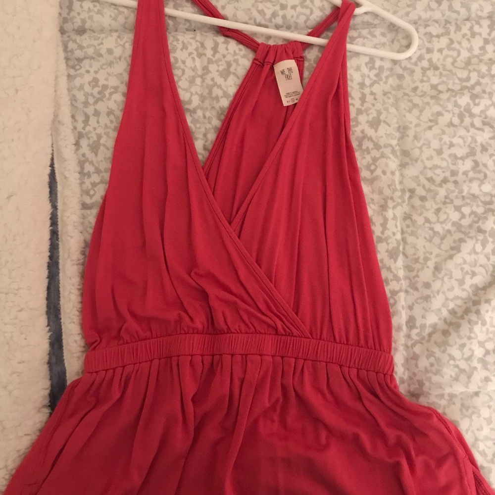 Free People Flowy Razor Back Tank Top